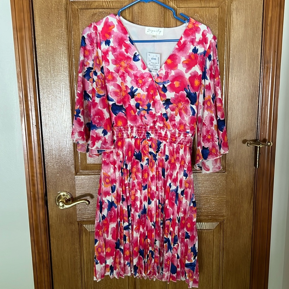 Pink Floral Dress
